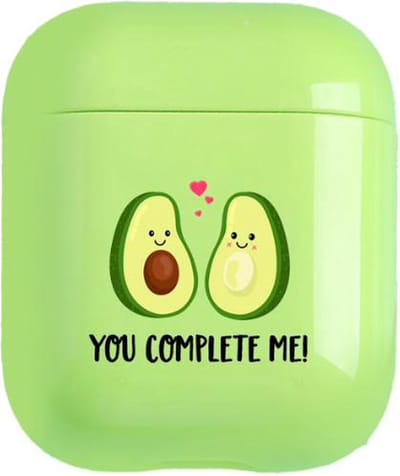 Hidzo hoes voor Apple's Airpods - Hard Case - You Compleet Me - Groen