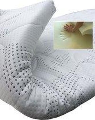 Slaaploods.nl Topdekmatras - Traagschuim Deluxe - 100x190 cm - Dikte 8 cm