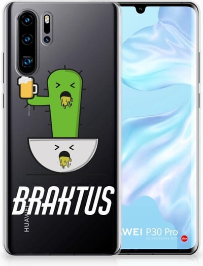 TPU Hoesje voor Huawei P30 Pro Telefoonhoesje met Naam Braktus