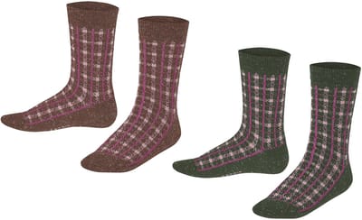 Esprit Sokken Check 2-Pack