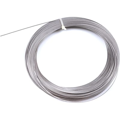 Câble de réparation Bowden en acier AISI304 7x7 brins, diamètre 1,2 mm, longueur 100 mètres, BDP1299