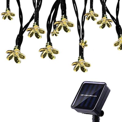 Tuinverlichting op Zonne-energie met LED Bloemen 50 Stuks - Waterdichte Lichtslingers voor Buiten