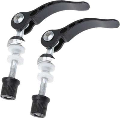 2x Fiets Zadelpen Klemmen Quick Release Bout Clips voor Mountainbike en Vouwfiets