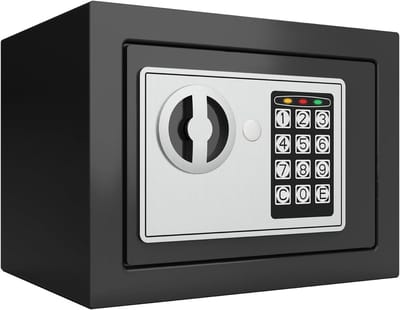 Digitale Mini Kluis met Elektronische Beveiliging voor Thuis en Reizen - Verstevigde Lock Box en Toetsenbord