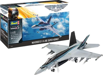 Revell Modelbouwpakket Militaire voertuigen - 03864 Maverick#039 F/A-18E Super Hornet ‘Top Gun: Maverick’ Plastic - 1:48 - Modelbouw