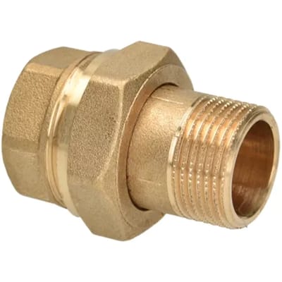 Sanivesk Draad Rechte Koppeling 3-delig 3/4"mx3/4"f