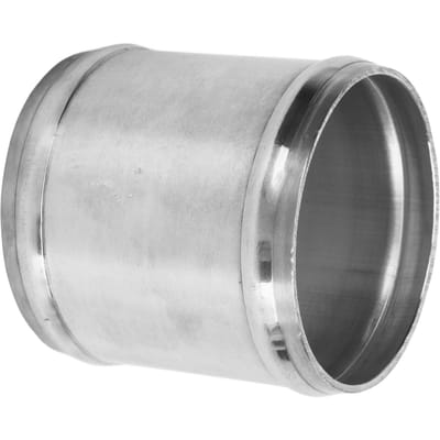 Raccord de tuyau 70 mm OD Connecteur de tube en alliage d'aluminium Connecteur de tuyau long pour la plupart des voitures gray
