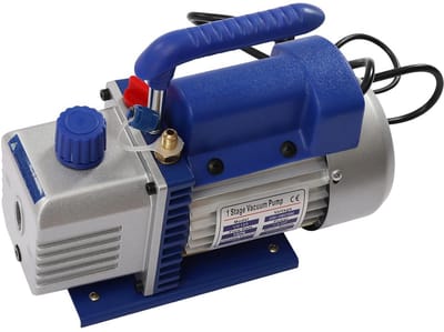 Complete Vacuümpomp Set voor Airco Service en Reparatie - Inclusief Manifold Meter