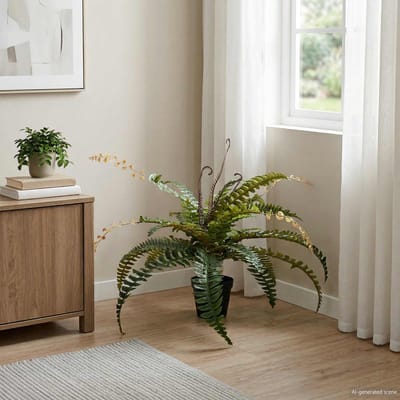 vidaXL Kunstmatige Varenboom Groen 58 x 13 x 60 cm Stof en PE