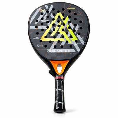 JoeyPlay 24K Carbon Padel Racket – Oranje – Power & Controle – Allround Spel