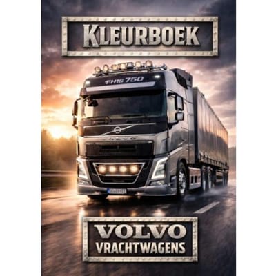 Kleurboek, Volvo Vrachtwagens. - H. Mourits