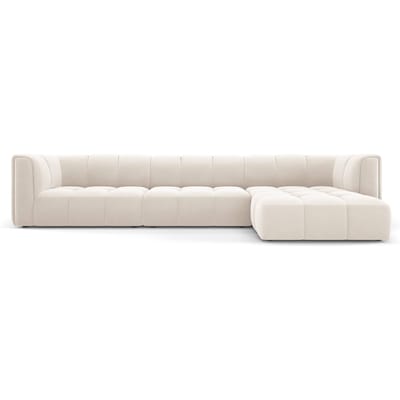 Hoekbank Francesca velvet rechts 5-zits | Milo Casa