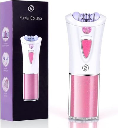 Equivera Gezichtsepilator - Gezichtsepilator Vrouw - Gezichtsontharing - Face Epilator - Gezichtepilator - Gezichtsepilator Face - Gezichtepilator Dames - Gezichtsonthaarder
