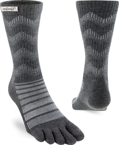INJINJI | Outdoor Midweight Crew Wool Slate (Maat - XL) | Teensokken