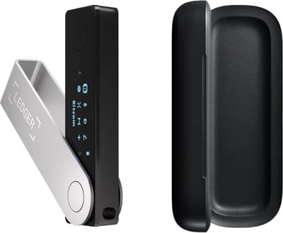 Ledger Nano X + Case - Hardware Wallet Bundel - Bluetooth - Originele Ledger Case