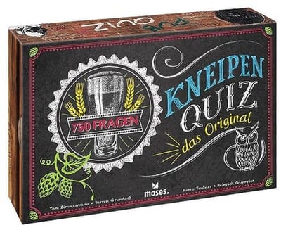 Kneipenquiz – Het Originele Pub Quiz Spel met 750 Vragen
