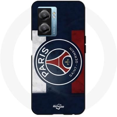 Coque Narzo 50 5G Club de football Paris Saint Germain drapeau - Maniacase