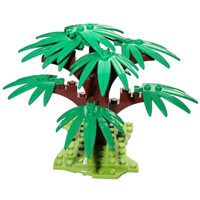 8x10 Onregelmatige Unieke Basisplaat Plant Bomen Bos Tuin Scène Stadsonderdelen MOC Bevestigingen Doe-het-zelf Bouwsteen Assembleren Bakstenen