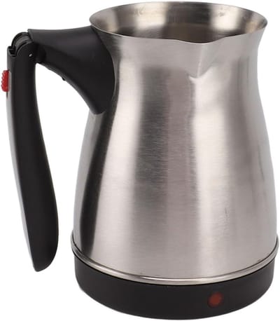 Elektrisch Koffiezetapparaat - Koffiepot - Snel Koffie Maken - Opvouwbare Handgreep - 500 Ml - Roestvrij Staal