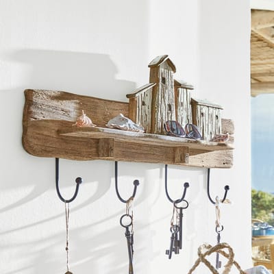 LOBERON Bord met haken Charmani bruin
