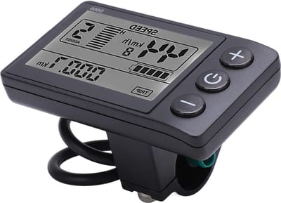 Elektrische Fietsdisplay S866 Lcd-scherm Meter - 24V 36V 48V Bedieningspaneel - Waterdichte Plug