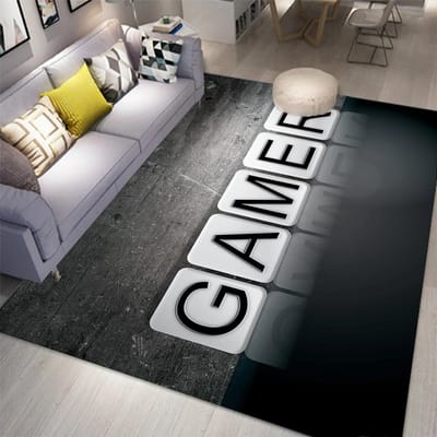 Gaming Vloerkleed voor Kinderen Jongens Slaapkamer Speelkamer Woonkamer Decoratie Controller Gamepad Tapijt Gamer Vloermat Zacht Cool Game Deurmat 100*160cm