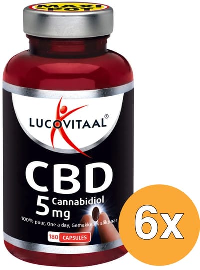 6x Lucovitaal CBD 5mg (180 capsules)