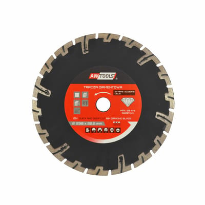 AWTools AW46125 - Diamantzaagblad - 125x22,2mm - Voor Nat Zaagwerk - Snelle en Diepe Snede