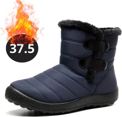 Bovista Snowboots - Sneeuwschoenen - Sneeuwboots - Dames - Wintersport - Ski - Skischoenen - Blauw - 37.5 - Bandje