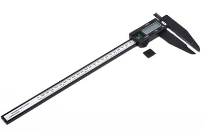 Digitale Elektronische Schaalmeter 150mm en 300mm - Precisie Meetinstrument voor Nauwkeurige Metingen en Carbon Ruler voor Klauw en Remschijf