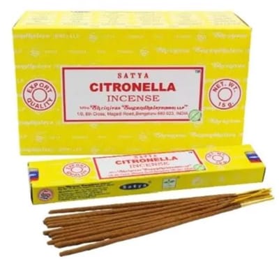 Satya Wierook Citronella - Citronella wierook - anti muggen - (12 pakjes)