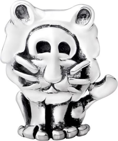 Quiges - 925 - Zilveren - Bedels -Sterling zilver - Beads - Horoscoop Leeuw Kraal Charm - Geschikt – voor - alle bekende merken - Armband Z256