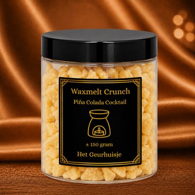 Waxmelt Crunch: Piña Colada Cocktail – ± 150 gram – Handgemaakt - 100% Sojawax - Voor (elektrische) geurbrander - Dierproefvrij