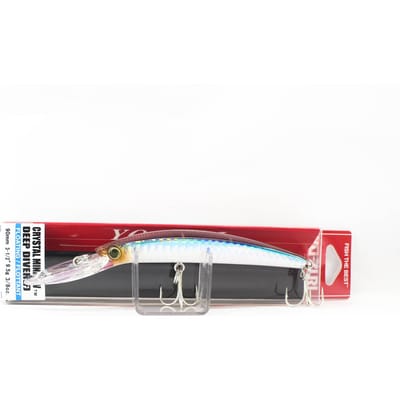 Yo Zuri Crystal Minnow DD 90 mm Drijvend Aas R1134-HSM (2356) gray