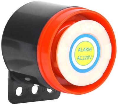 VT Goods - Active Buzzer Alarm - 220V - 110dB Geluid - Ideaal voor DIY Elektronica - Veiligheidsalarm - Geluidssterkte - Geschikt voor projecten - Wit