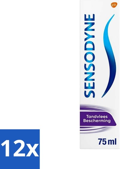 Sensodyne Tandpasta Gum Protection 75 ml - Voordeelverpakking - 12 stuks