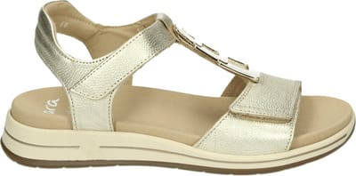 Ara - 1234804 OSASKA-S - Platte sandalenDames Sandalen - Kleur: Metallics - Maat: 43
