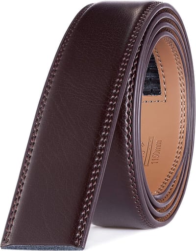 Heren Riem Zonder Gesp Breedte 3.5cm Lengte 110cm - 130cm kts9