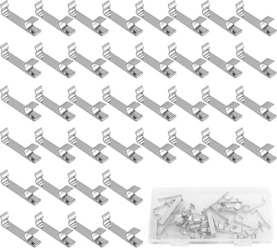 Raambalans Clips - Vervangende Onderdelen - Raam Reparatie - Roestvrij Staal - 32 x 1 x 1 cm - Zilver