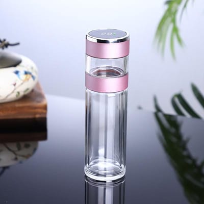 Intelligente Temperatuur Thee Scheiding Thermosbeker Kantoor Auto Theekop Roestvrij Staal 500ml