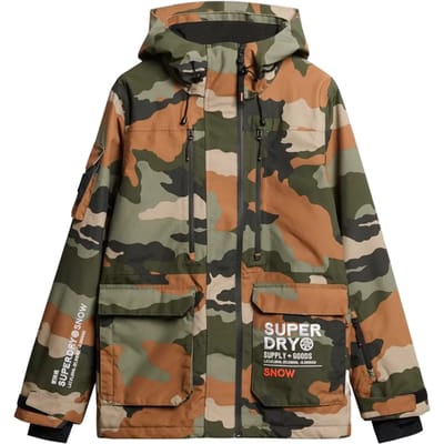 Superdry Ultimate Rescue Ski-jas Groen Grootte: S