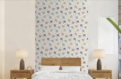 Behang - Fotobehang Unicorn - Regenboog - Patronen - Breedte 150 cm x hoogte 240 cm