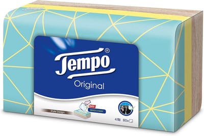Tempo zakdoekjes 3 x 80 stuks – Hygiënisch en stijlvol