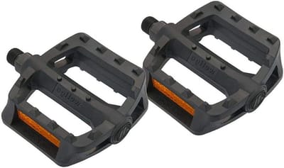 Fietspedalen Set - Platform Pedalen - Fietsen Alle Terrein - Met Reflectoren - 9/16 Inch Schroefdraad - Zwart