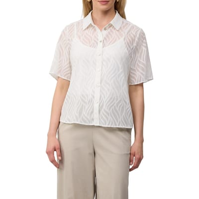s.Oliver Blouses Offwhite Maat: 42 | Blouses Outlet | Dames | Wit