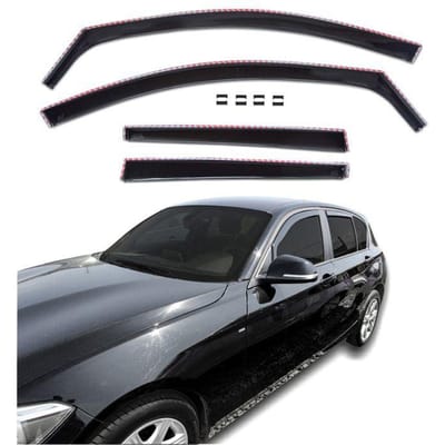 Luchtafweerders - BMW 1 Serie F20 (2011-2019) - 4 stuks - Zwart getint - Aerodynamisch - Eenvoudige montage