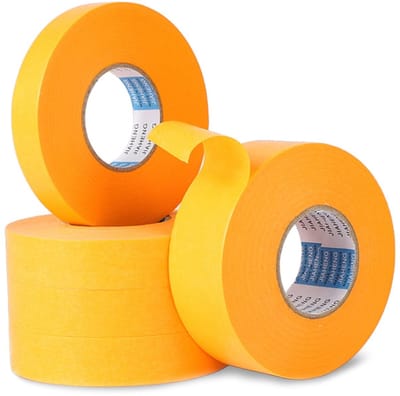 Dailygoods- Maskingtape 3 Rollen - 50m x 30mm - Waterdicht - Residuvrij - Hittebestendig - Voor Schilderen/Decoratie - Verfband