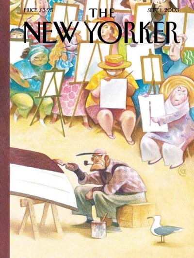 New York Puzzle Company - New Yorker Summer Painting - 1000 stukjes puzzel