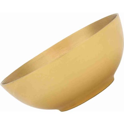 Delicate Populaire Zuiver Messing Kom Boeddhistische Benodigdheid God en Boeddha Aanbiddingsgerei 3,2 Inch beige