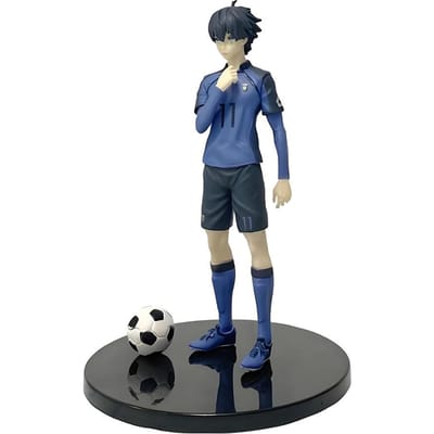 Hete Bluelock Figuren Meguru Bachira Isagi Yoichi Actiefiguren Blue Lock Actiefiguren PVC Anime Model Collectie Speelgoed Cadeaus gray